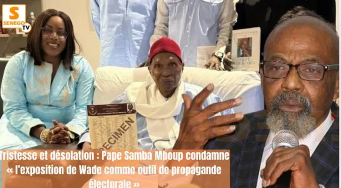 Pape Samba Mboup condamne « l’exposition de Wade comme outil de propagande électorale »