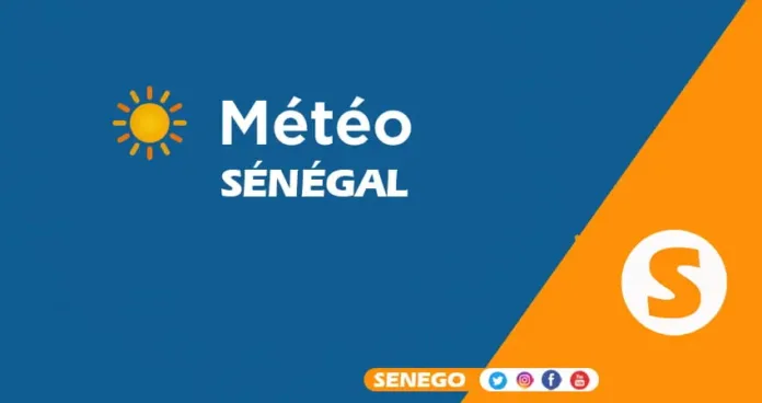 Météo Sénégal : Prévisions de l’ANACIM pour les jours de la semaine